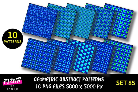 Geometric Patterns Digital Paper Set 85