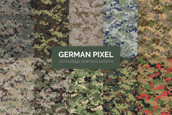 German Pixel Camouflage: A Digital Pattern from Military Origins