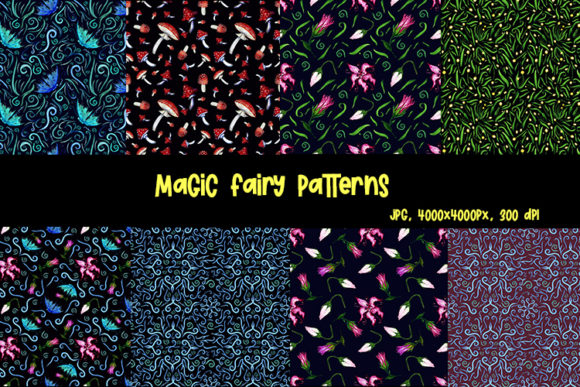 How Creatives and Small Business Owners Use Magic Fairy Seamless Patterns