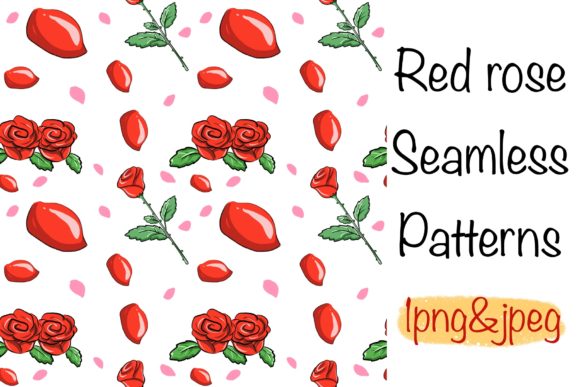 How Valentine-red Roses Seamless Patterns Elevate Your Romantic Projects and Creative Work