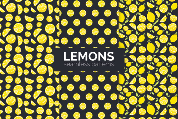 Lemons Seamless Patterns: Fresh Design for Modern Projects