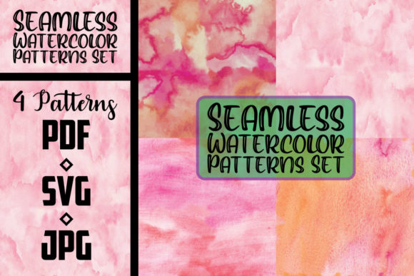 Navigating the World of Digital Watercolor Patterns: Is the Seamless Pink Set the Right Fit?