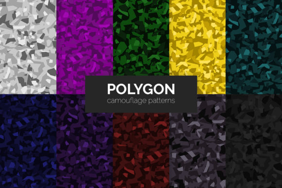 Polygon Camouflage: Digital Patterns for Creative Disruption