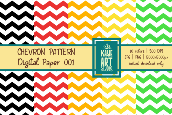 Rainbow Chevron Digital Patterns in Modern Creative Workflows