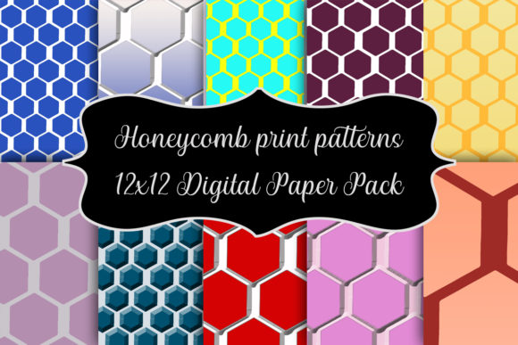 The Enduring Appeal of Honeycomb Print Patterns Digital Paper in Modern Design