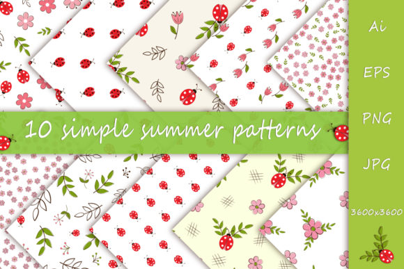 The Strategic Value of Set of Summer Seamless Patterns for Creative Decision-Making