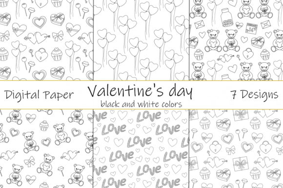 The Undeniable Charm of Patterns Valentine s Day Black and White