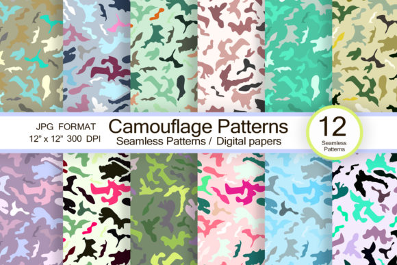 The Unlikely Pairing: Camouflage Patterns and Scrapbook Paper