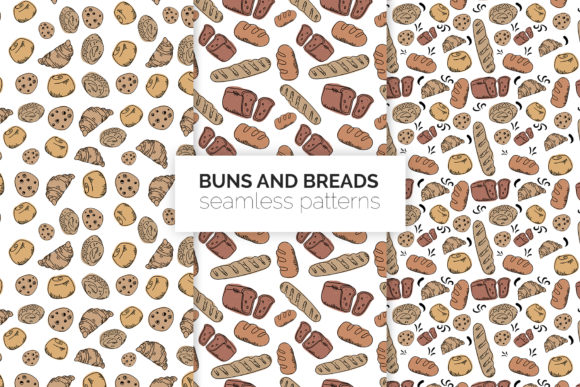 The Warm Appeal of Buns and Breads Seamless Patterns in Design