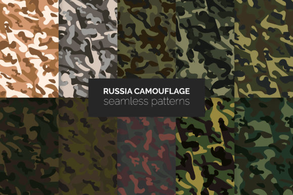 Understanding Russia Camouflage Seamless Patterns for Practical Design Work