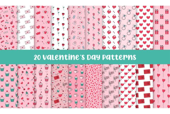 Unlocking Creativity: Valentine s Day Seamless Patterns for Every Project